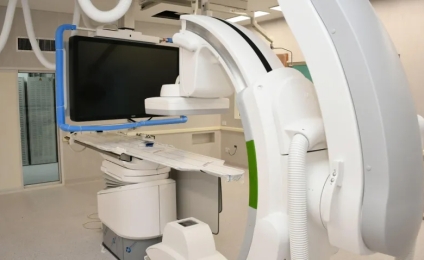 Ultiman detalles para poner en funcionamiento el nuevo angiógrafo, en el Hospital Pediátrico