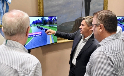 Anunciaron la reconstrucción completa de la avenida Soberanía Nacional-Islas Malvinas