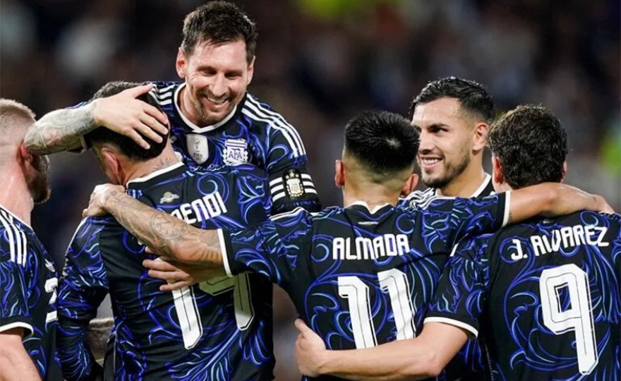 La Selección Argentina goleó a Zambia en un amistoso internacional