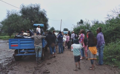 El temporal también impacta en el campo: comunidades aisladas y asistencia activa en J. J. Castelli