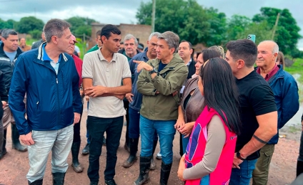 Emergencia: el gobernador Zdero supervisó y articuló más acciones en Tres Isletas