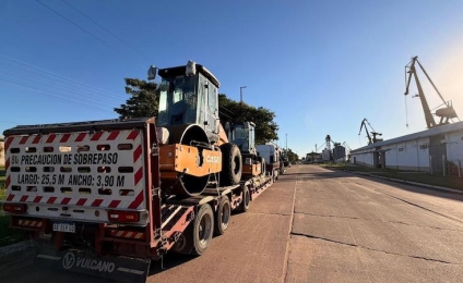 El Puerto de Barranqueras recibió una nueva importación de maquinarias provenientes de India