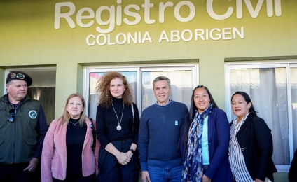 El gobernador Zdero inauguró el nuevo Registro Civil para Colonia Aborigen