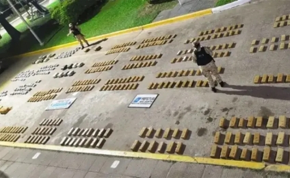 Detienen a dos narcos con más de 550 kilos de marihuana