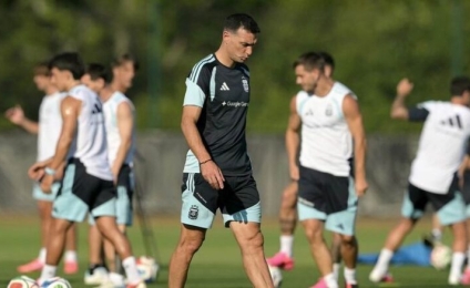 Scaloni ajusta detalles para el duelo ante Suiza por los Cuartos