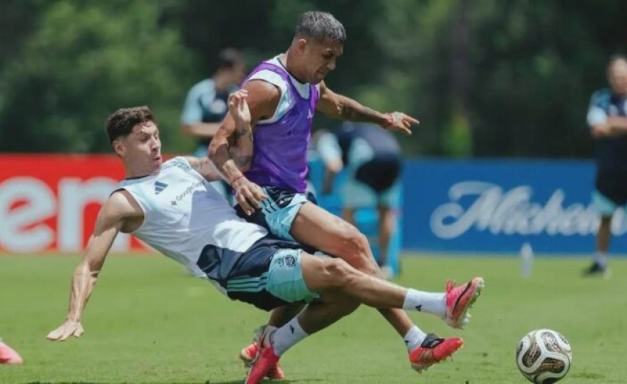 La Albiceleste comenzó la preparación para el duelo decisivo ante España