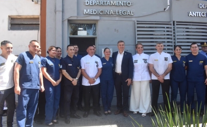 Zdero inauguró las nuevas instalaciones del Departamento de Medicina Legal del área metropolitana