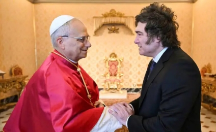El mensaje de Milei al papa León XIV: