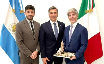 Chaco agradeció al cónsul argentino en Milán por su acompañamiento en la misión comercial