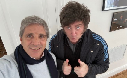 Javier Milei respaldó a Luis Caputo, se mostró confiado en su reelección y habló sobre la visita del Papa a la Argentina