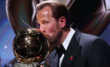 Harry Kane ganó el Balón de Oro; Messi terminó quinto y lo siguió desde lejos